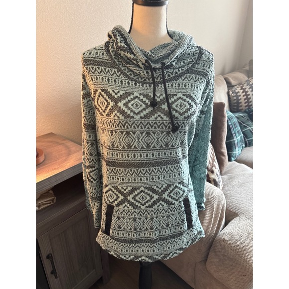 One‎ World women's XXL sweater blue black - Picture 1 of 4